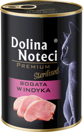 DOLINA NOTECI PREMIUM Kot Sterilised Indyk 400g