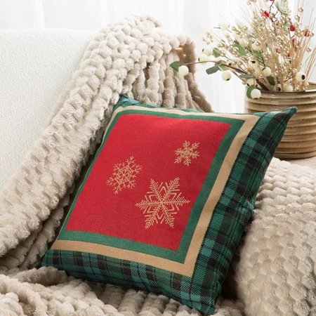 Poszewka gobelinowy rozm.: 45 x 45 cm, kolor: czerwony