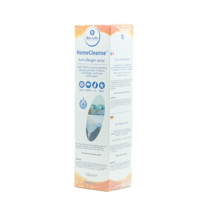 Bio-Life HomeCleanse, Antyalergiczny spray do obić i tkanin, 350 ml