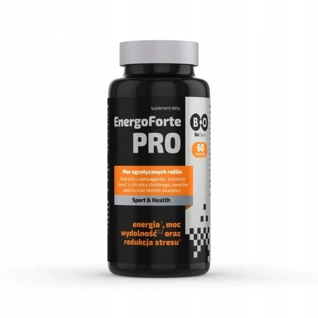 BioOrganic EnergoForte PRO na wsparcie odporności na stres 60 kaps.