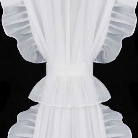 FIRANA GOTOWA KAREN NA TAŚMIE 140 X 270 CM BIAŁY