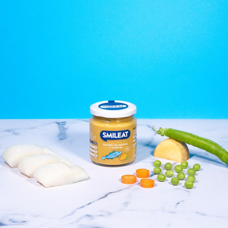Smileat, Słoiczek z dorszem, BIO ziemniakami i BIO warzywami 6m+, 230g