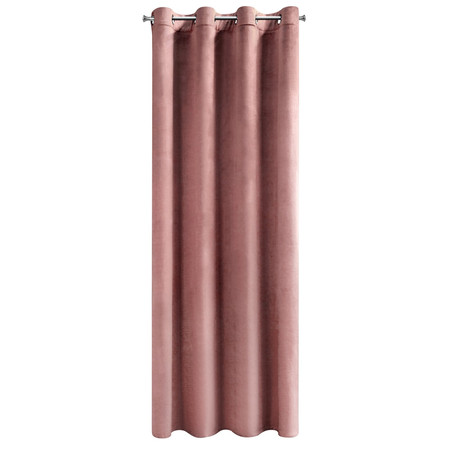 ZASŁONA GOTOWA MELANIE 140 X 250 CM CIEMNORÓŻOWY