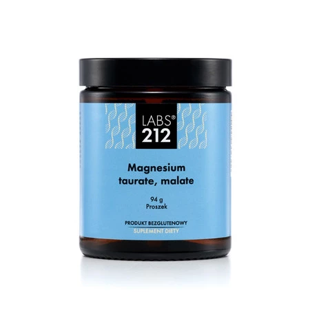 Labs212 Magnesium Taurate, Malate - Taurynian i Jabłczan magnezu 72 g