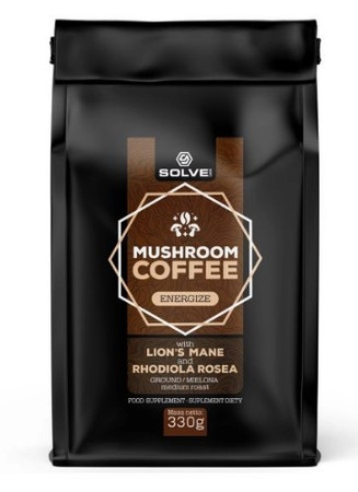 SolveLabs kawa mielonaa Mushroom Coffee Lion's mane + Rhodiola 330g