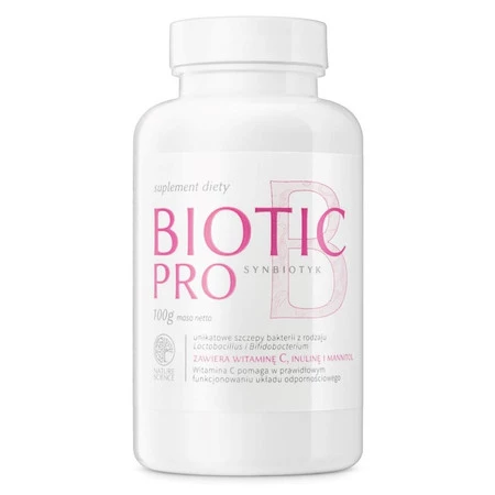 Nature Science −Biotic Pro, synbiotyk z wit. C − 100 g 