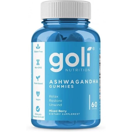 GOLI NUTRITION Ashwagandha KSM-66 Gummies (60 żelek)