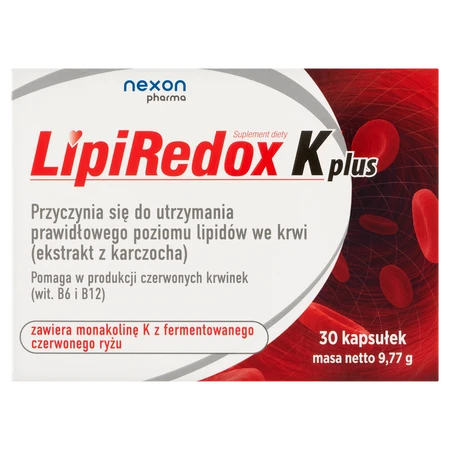 Nexon Lipiredox K Plus 30 kaps.