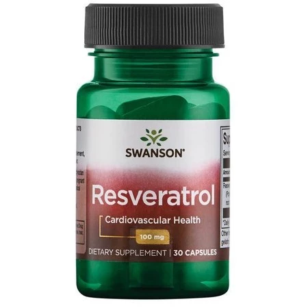 Swanson Resweratrol 100 Mg 30 K Opóźnia Starzenie