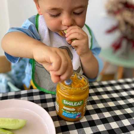 Smileat, BIO Słoiczek z ryżem i indykiem z warzywami, małe kawałki 10m+, 230g