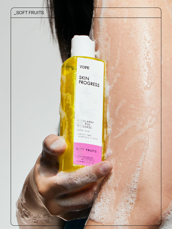 Yope - Skin Progress Micelarny żel pod prysznic Super Calm Soft Fruits 200ml
