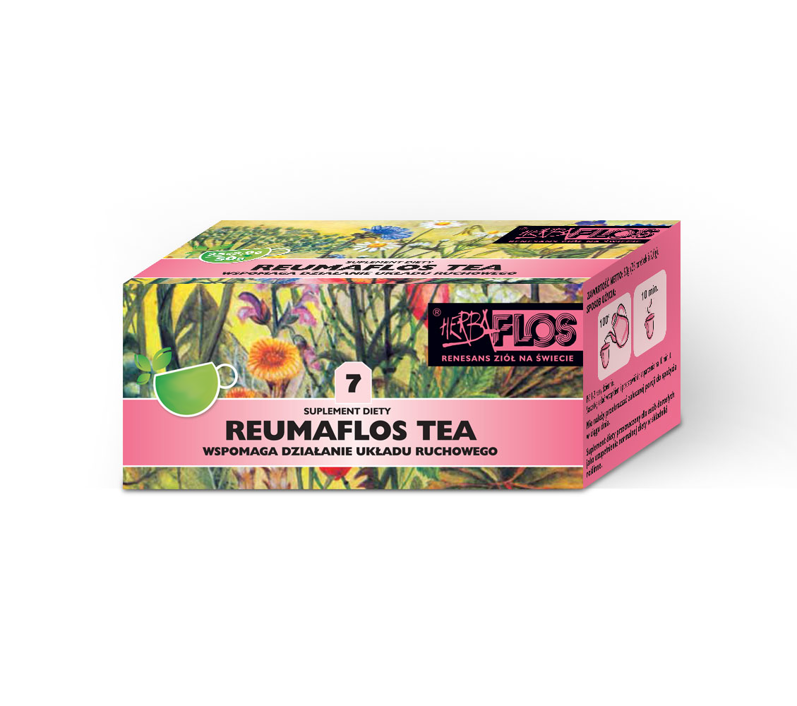 7 Reumaflos TEA fix 20*2g - układ ruchu HERBA-FLOS - Nabea.pl