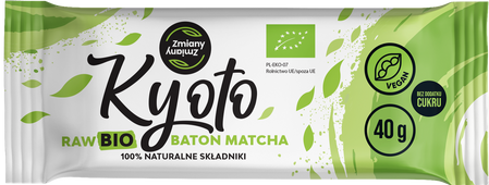 Zmiany Zmiany BIO baton z matchą i komosą - Kyoto 40g