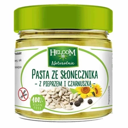 Helcom − Pasta ze słonecznika z pieprzem i czarnuszką − 180 g