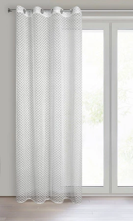 FIRANA GOTOWA LILY 140 X 250 CM BIAŁY