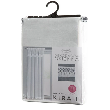 FIRANA GOTOWA KIRA 1 NA TAŚMIE 140 X 270 CM BIAŁY