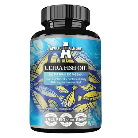 Apollo’s Hegemony Ultra Fish Oil suplement diety 120 kaps.