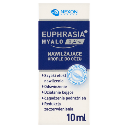 Nexon Euphrasia Hyalo 0,4% Nawilżające Krople Do Oczu 10ml