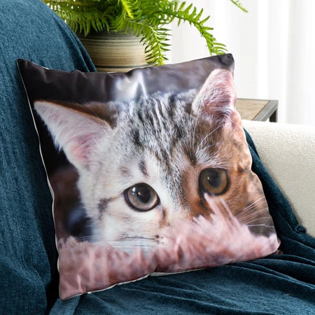 POSZEWKA ANIMAL 75 45 X 45 CM BIAŁY