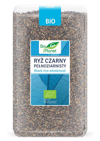 Zestaw 2x Bio Planet − Ryż czarny pełnoziarnisty BIO − 1 kg