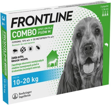 FRONTLINE COMBO Spot-On M 10-20kg Krople na kleszcze 1szt.