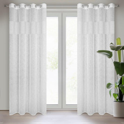ZASŁONA GOTOWA VICKY 140 X 250 CM BIAŁY