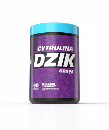 DZIK CITRULINA Jabłczan Cytruliny przedtreningówka 540g smak winogrono