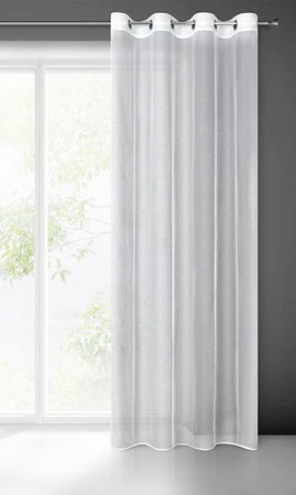 FIRANA GOTOWA TAMINA 140 X 250 CM BIAŁY