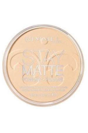Rimmel − Stay Matte Powder, puder prasowany 001 Transparent − 14 g