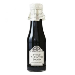 Krokus SYROP Z LEŚNYCH JAGÓD BEZGLUTENOWY 375 g (300 ml)