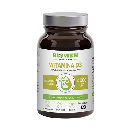 Biowen Witamina D3 4000 120 kaps.
