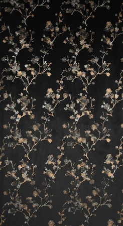 ZASŁONA GOTOWA SELENA NA TAŚMIE 140 X 270 CM CZARNY