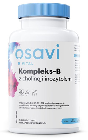 OSAVI Kompleks-B z choliną i inozytolem 120 kaps.