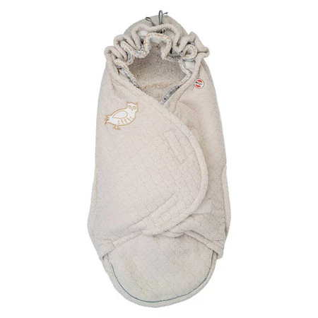 Lodger Polarowy zimowy śpiworek do wózka jasnobeżowy Fleece Birch