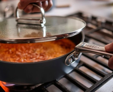 JJ-Patelnia 28cm ze składanym uchwytem+pokr. Space