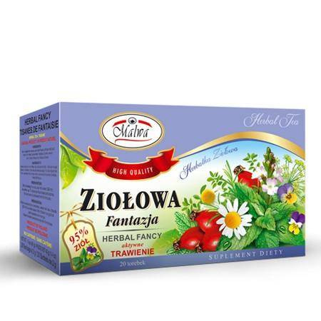 Herbata ZIOŁOWA FANTAZJA trawienie 20*2g MALWA