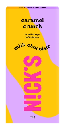 N!CK'S Nicks Czekolada mleczna z karmelem 75g
