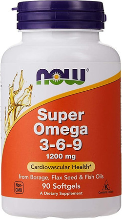 Now Foods Super Omega 3-6-9 kwasy tłuszczowe 90 kaps.