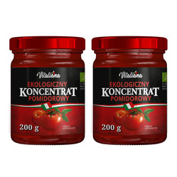Zestaw: 2x VITALIANA KONCENTRAT POMIDOROWY 22 % BIO 200 g