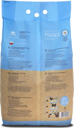 AQUAEL COMFY Pinokio Rumianek Żwirek drewniany 7l