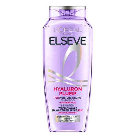 Elseve Hyaluron Plump szampon wypełniający nawilżeniem do włosów odwodnionych 400ml