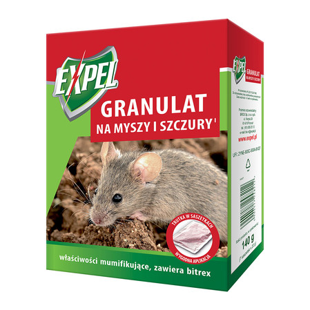 EXPEL Granulat na myszy i szczury 140 g