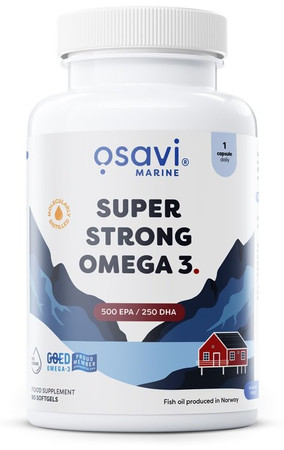Osavi Super Strong Omega 3, 500 EPA / 250 DHA - 90 kaps.