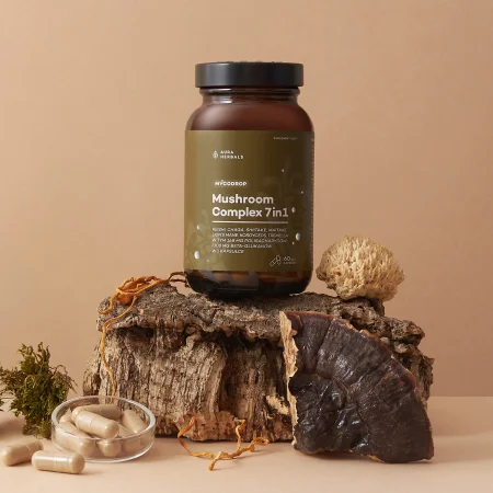 Aura Herbals Mycodrop, Mushroom Complex 7 w 1 - 60 kaps.