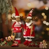 LALKA ŚWIĄTECZNA DEKORACYJNA 18 X 14 X 62 CM CZERWONY