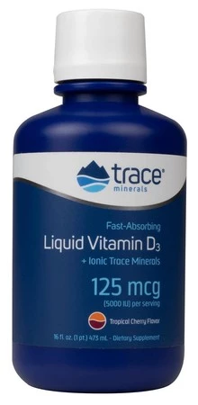 Liquid Vitamin D3 - smak wiśniowo-cytrusowy (473 ml)