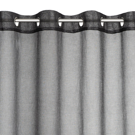 FIRANA GOTOWA CARLI 140 X 250 CM CZARNY
