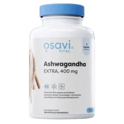 OSAVI Ashwagandha Ekstra, 400 mg 180 kaps.