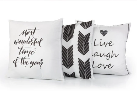 POSZEWKA ANISE 40 X 40 CM BIAŁY