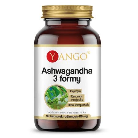 Yango Ashwagandha 3 formy 90 k
